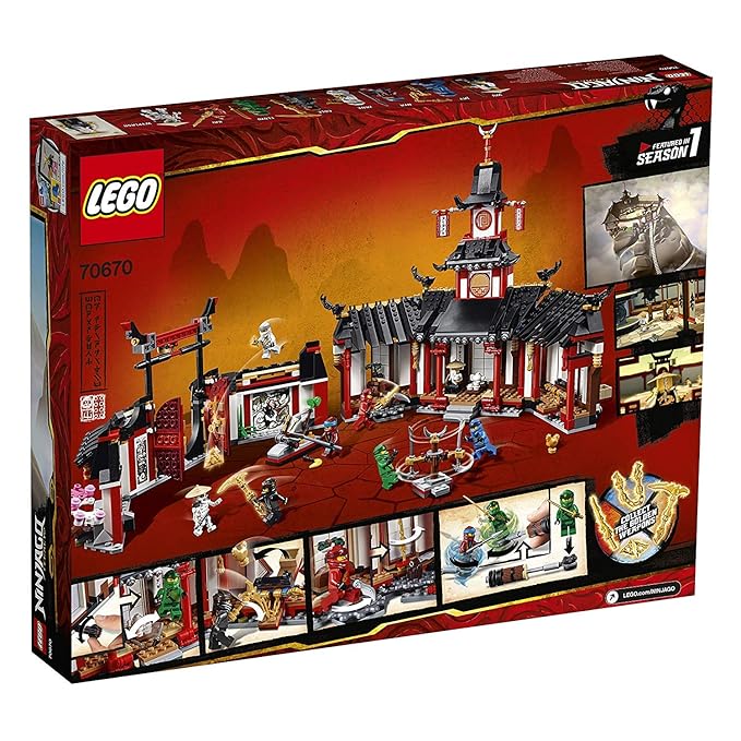 LEGO Monastery Of Spinjitzu Building Blocks,Multicolor