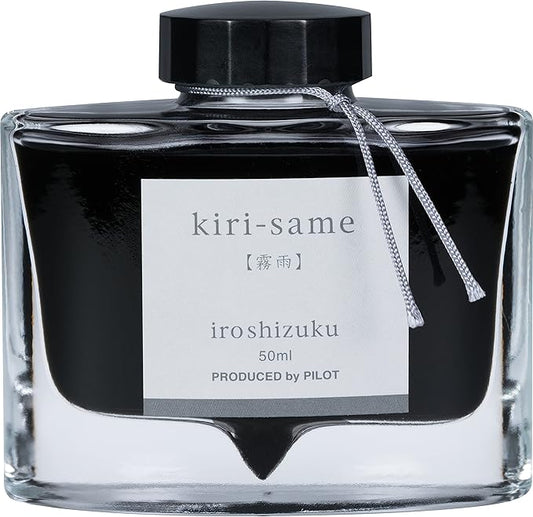 Pilot Iroshizuku Bottled Fountain Pen Ink, Kiri-Same, Scotch Mist, Warm Gray (69207)