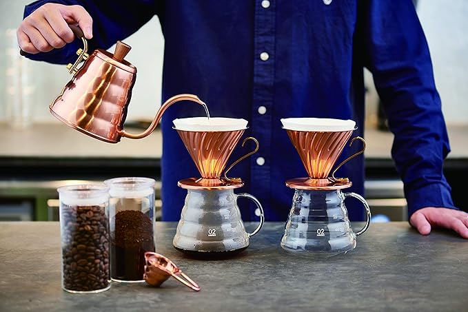 Buono Hot Coffee Brew Drip Kettle Copper 700 ml