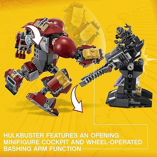 LEGO 76104 Marvel Avengers Infinty War Movie: The Hulkbuster Smash-Up (375 Pieces)