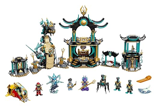 LEGO 71755 Ninjago Temple of The Endless Sea Building Set, Underwater Playset with Ninja Kai, Toy for Kids 9+ Years Old