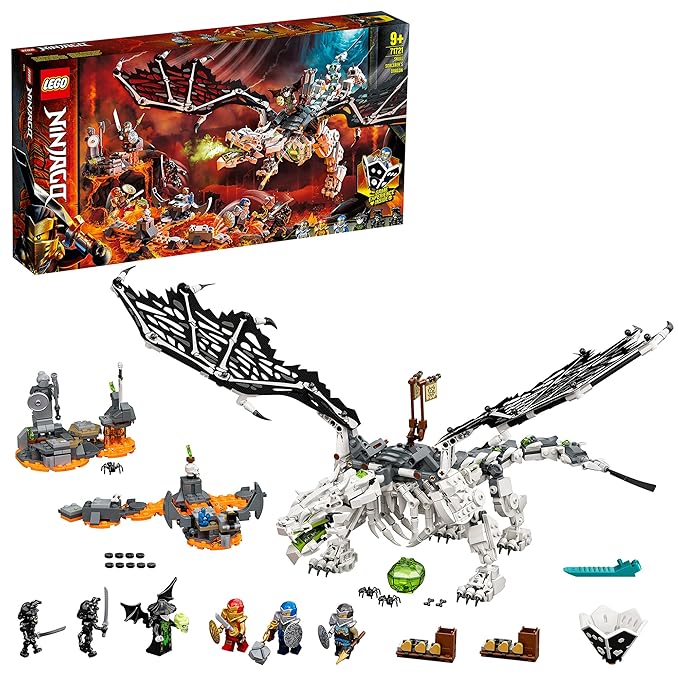 LEGO Ninjago Kids Skull Sorcerer's Dragon 71721 Building Set (Multicolor) (51 Pieces)