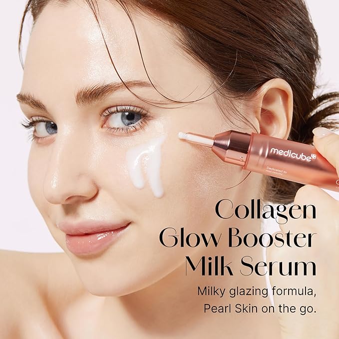 Medicube Collagen Glow Booster Serum, Purunto Collagen, Collagen Blended, Vibrant Skin, Ultra Dry Skin Serum,UNBOX JAPAN EXCLUSIVE