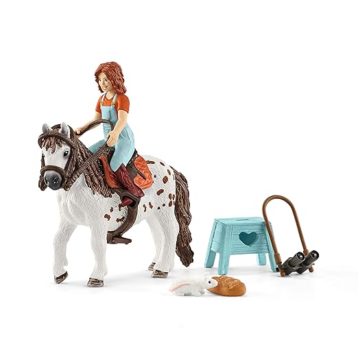 Schleich Horse Club Horse Club Mia and Spotty 9-Piece Educational Playset for Kids Ages 5-12
