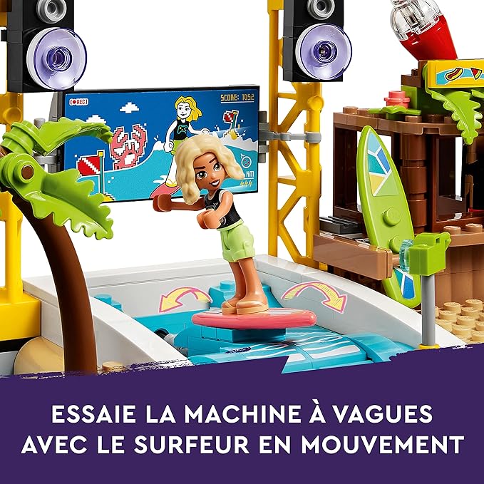 LEGO Friends Beach Amusement Park 41737 Building Toy Set (1,348 Pieces)