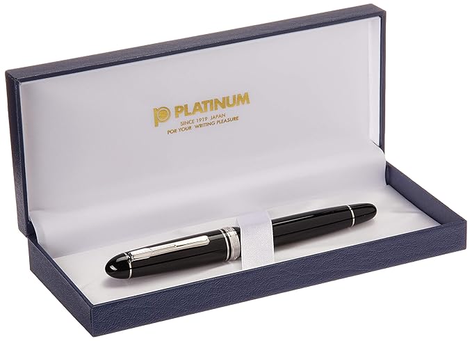 Platinum Fountain Pen President #1 Black - PTB25000PR-Nib: M (PTB-25000PR#1-3)