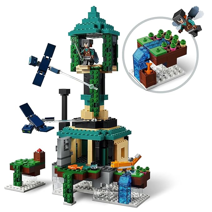 LEGO Minecraft 21173 Toy Blocks, Present, Video Game, Boys, Girls, Ages 8&Up, Multi color