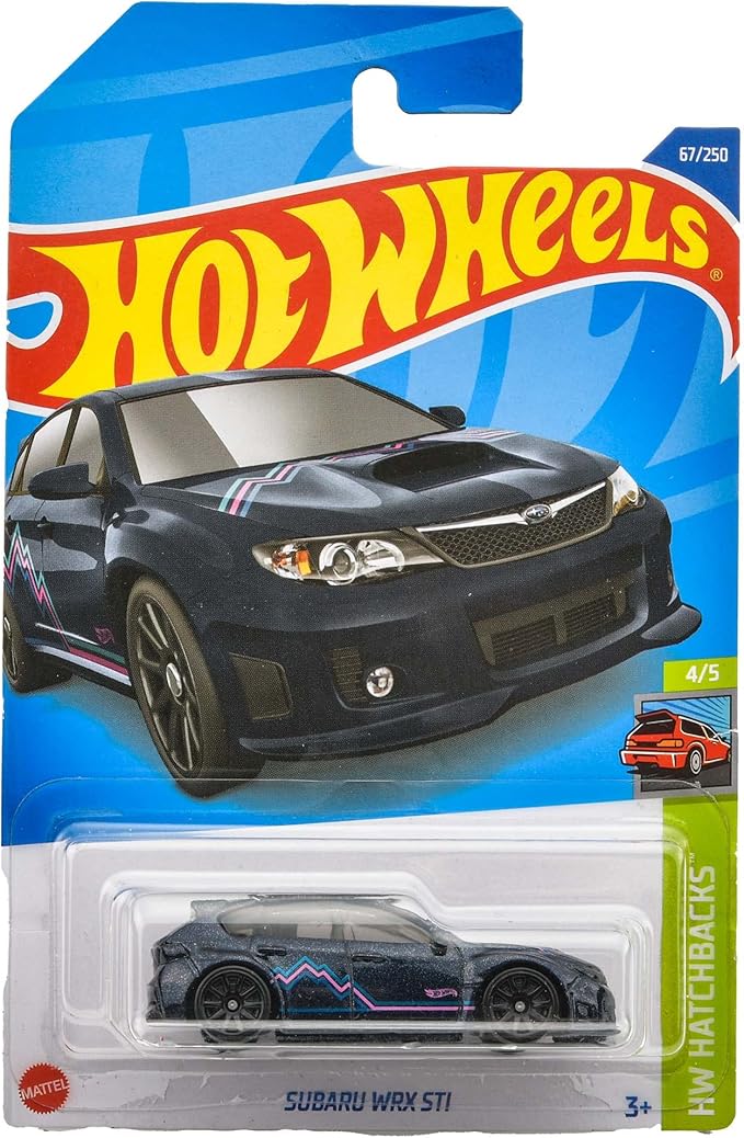 Hot Wheels HHD94 Basic Car, Subaru WRX STI (3 Years Old and Up)