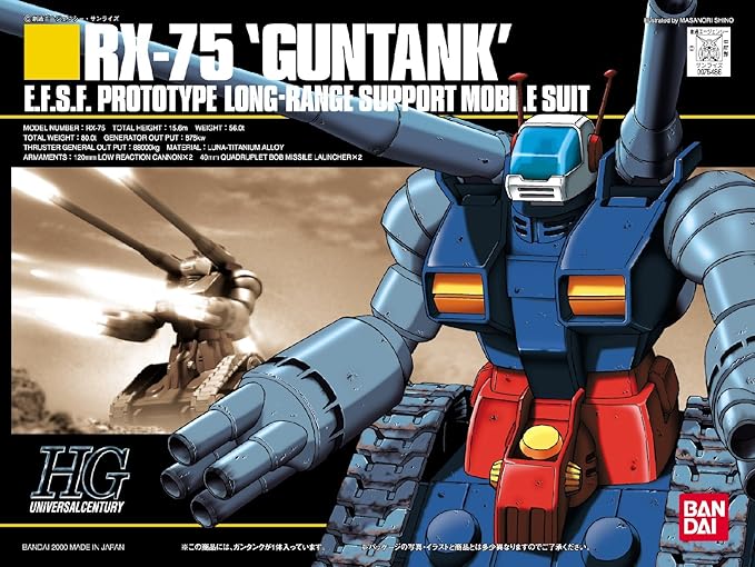 Gundam Rx-75 Guntank HGUC 1/144 Scale
