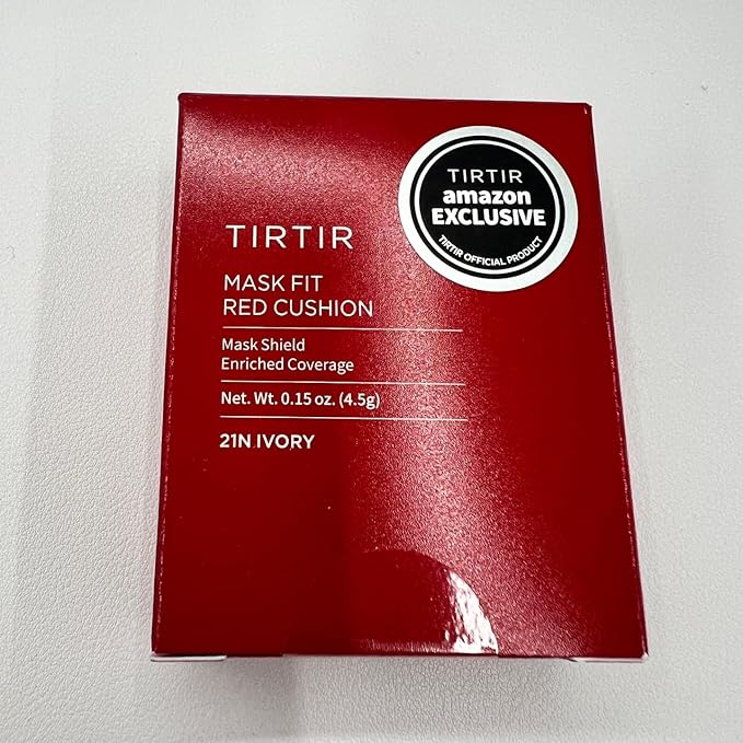 TIRTIR Mask Fit Mini Cushion Mask Fit Mini Cushion, Main Unit, 0.2 oz (4.5 g) (RED 21N)