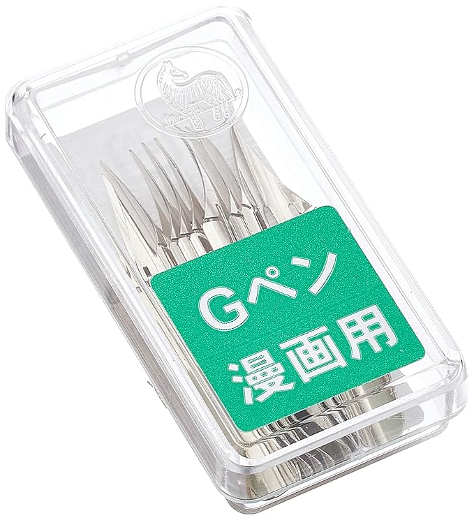 Zebra Comic G Model Chrome Pen Nib, Pack of 10 (PG-6C-C-K)