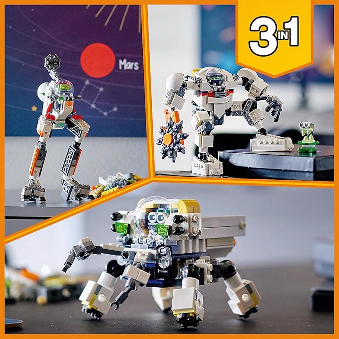 LEGO Space Mining Mech Building Blocks for 7 Years and Above, Multicolor (327 Pieces)