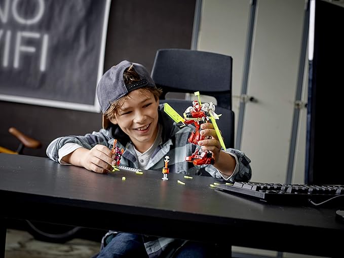 LEGO 71707 Kai's Mech Jet Team Building Skills,Multicolor, 217 Pcs