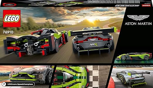 LEGO Speed Champions Aston Martin Valkyrie AMR Pro and Aston Martin Vantage GT3