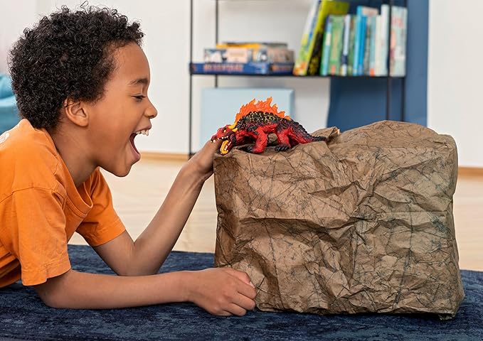 Schleich Eldrador Creatures 70156 Magmawaran - Realistic Mythical Fantasy Monster Action Figure, Dangerous Magma Giant Lizard with Realistic Details, Figures from 7 Years