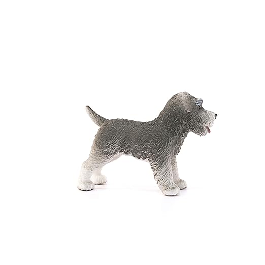 Schleich Farm World, Animal Figurine, Farm Toys for Boys and Girls 3-8 Years Old, Miniature Schnauzer