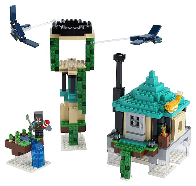 LEGO Minecraft 21173 Toy Blocks, Present, Video Game, Boys, Girls, Ages 8&Up, Multi color