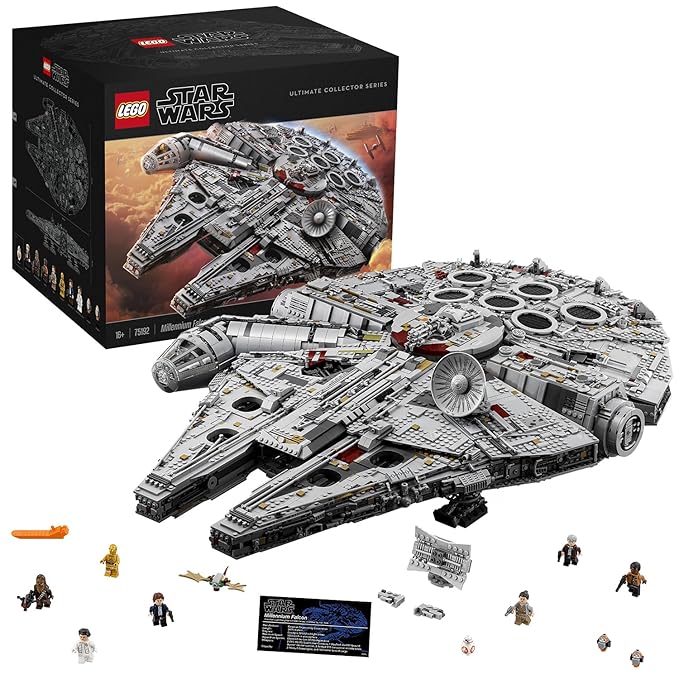 LEGO Millennium Falcon 75192 Building Kit for 16 Years and Above (7541 Pieces), Multicolor