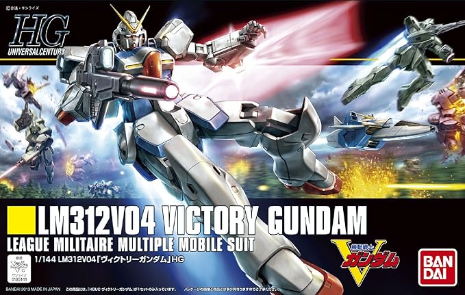 Bandai Hobby #165 HGUC Victory Gundam Model Kit (1/144 Scale)