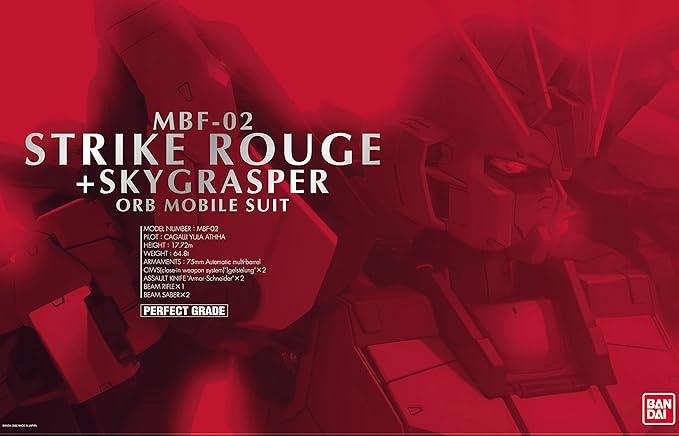 Gundam MBF-02 Strike Rouge PG 1/60 Scale