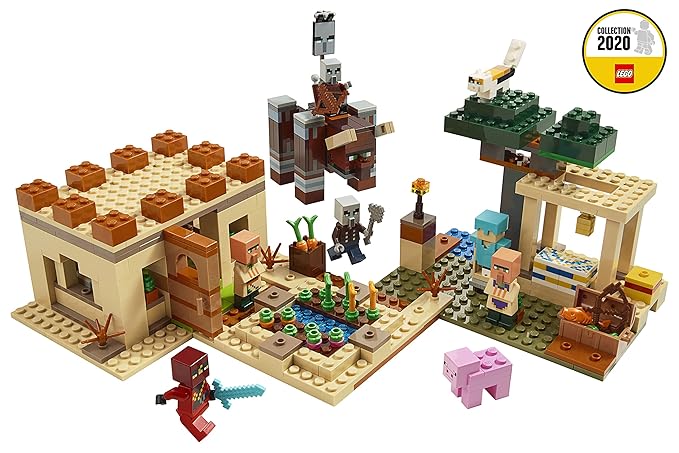 LEGO Minecraft The Illager Raid 21160 Boys, Girls, Ages 8 and Up