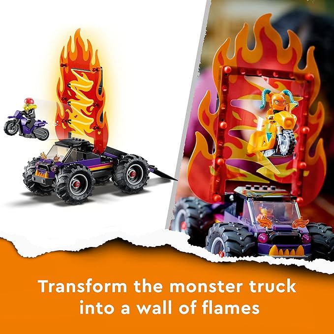LEGO City Double Loop Stunt Arena 60339 Building Kit (598 Pieces), Multi Color