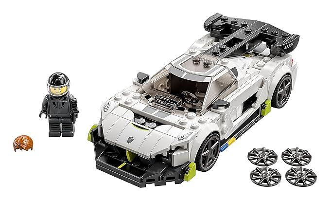 LEGO Speed Champions Koenigsegg Jesko 76900 Building Kit (280Pieces), White