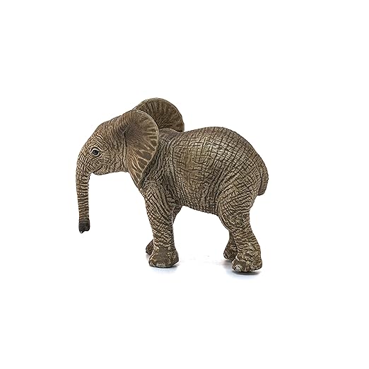 Schleich North America African Elephant Calf Toy Figure
