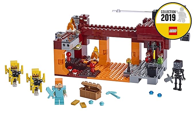 LEGO Minecraft The Blaze Bridge 21154 Building Kit (372 Pieces)