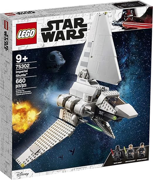 Lego Star Wars Imperial Shuttle 75302 Building Kit; Awesome Building Toy for Kids Featuring Luke Skywalker and Darth Vader; Great Gift Idea for Star Wars Fans Aged 9 and Up, New 2021 (660 Pieces)
