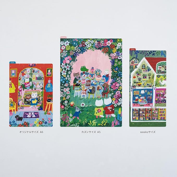 Hobonichi Yumi Kitagishi/Almost Hinichi aji, in the garden, For Cousin Size, Notebook Accessory