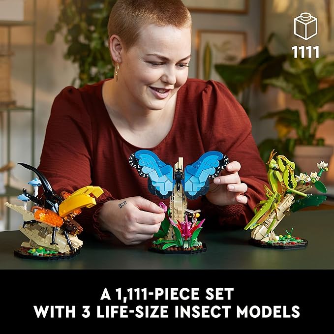 LEGO Ideas The Insect Collection 21342 Building Set for Adults (1,111 Pieces)