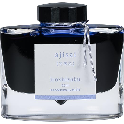 Pilot Iroshizuku Bottled Fountain Pen Ink, Fuyu-Syogun, Rigor of Winter, Cool Gray (69215)
