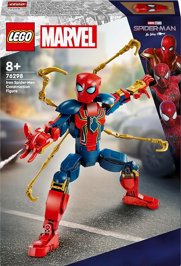 LEGO Super Heroes Marvel Iron Spider-Man Construction Figure 76298(303 Pieces)