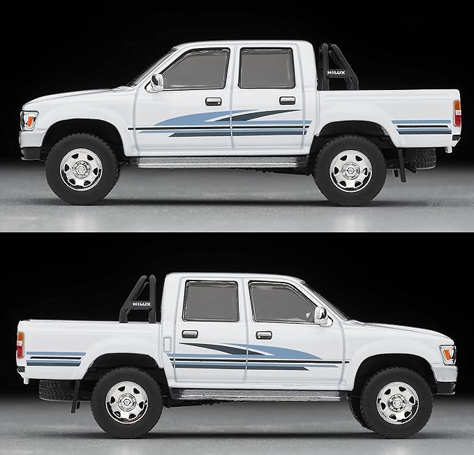 Tomica Limited Vintage Neo 1/64 LV-N256b Toyota Hilux 4WD Pickup Double Cab SSR White 91 Finished Item 324645