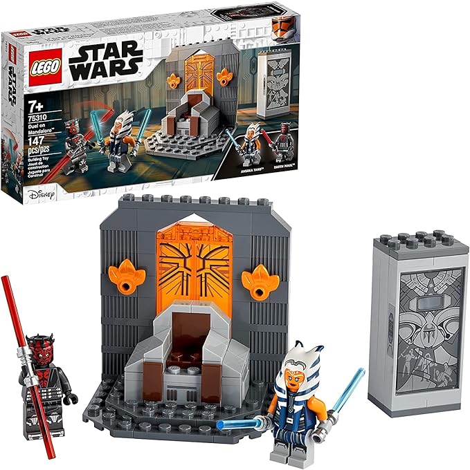 LEGO Star Wars: The Clone Wars Duel on Mandalore 75310 Awesome Toy Building Kit Featuring Ahsoka Tano and Darth Maul; New 2021 (147 Pieces)