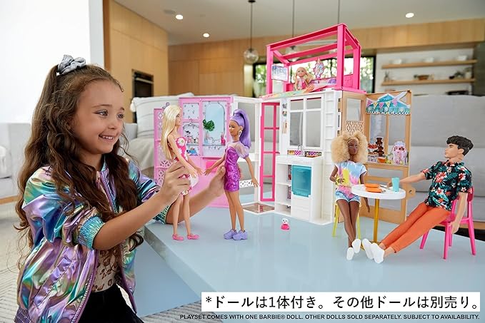 Barbie HCD48 First Set Cute Pink 2 Kaidate House / Movie "Barbie"!?"
