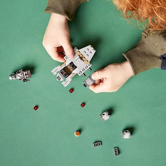 LEGO Jaiman Toys Lego 75321 Star Wars The Razor Crest Micro fighter Toy Building Kit For Kids Aged 6 And Up; Quick-Build, Stud-Shooting Star Wars: The Mandalorian Gunship For...