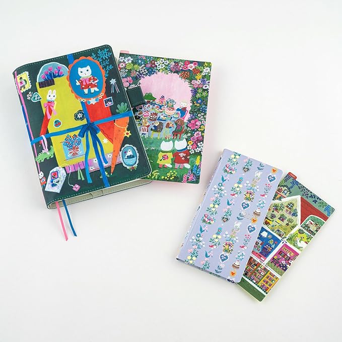 Hobonichi Yumi Kitagishi/Almost Hinichi aji, in the garden, For Cousin Size, Notebook Accessory