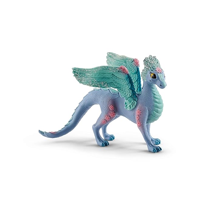 SchleIch Bayala, 2-Piece Playset, Dragon Toys for Girls and Boys 5-12 Years Old, Flower Dragon and Baby