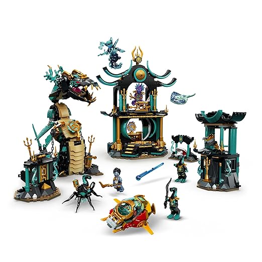 LEGO 71755 Ninjago Temple of The Endless Sea Building Set, Underwater Playset with Ninja Kai, Toy for Kids 9+ Years Old