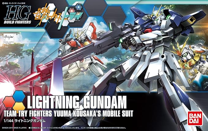 Bandai Hobby HGBF Lightning "Gundam Build Fighters Try" Action Figure (1/144 Scale)