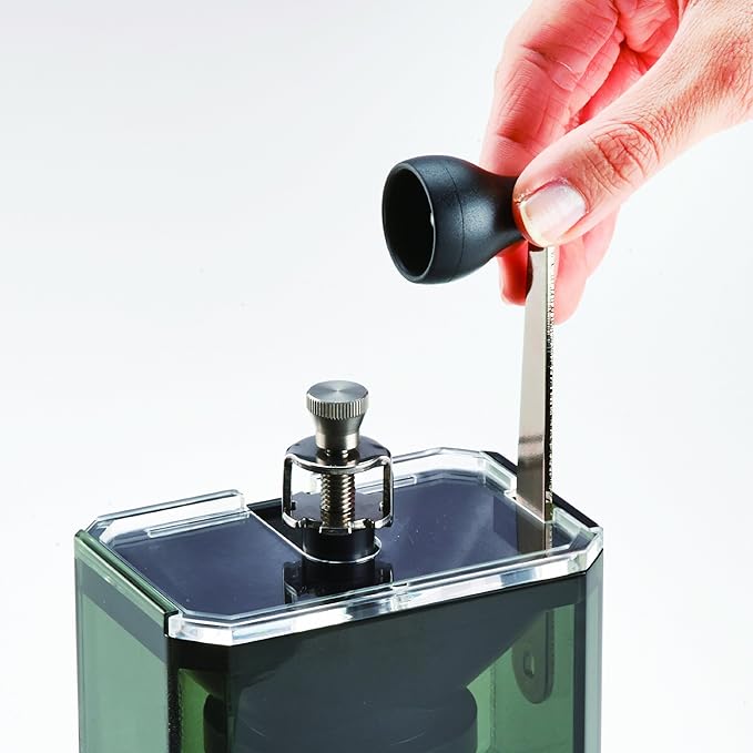 Hario Acrylic Ceramic Coffee Mill Manual Grinder, 40g