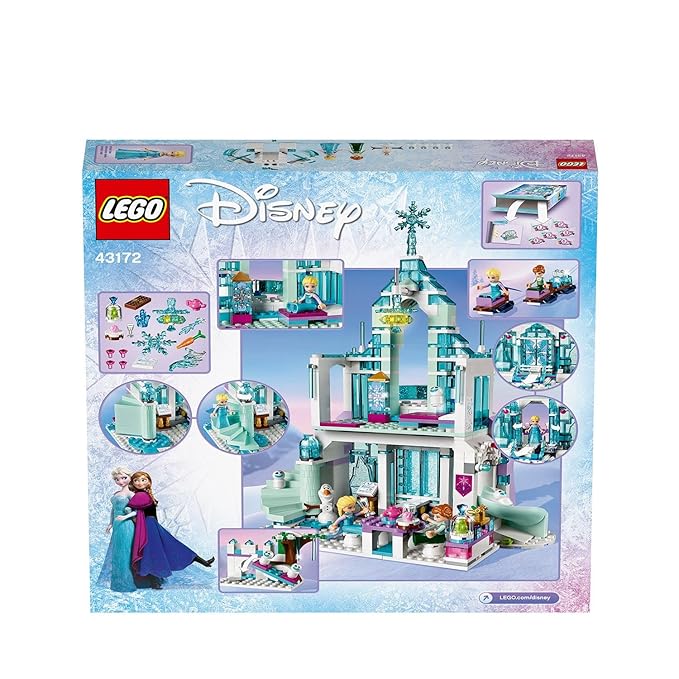 LEGO 43172 Elsa's Magical Ice Palace Multicolor (701 Pieces)