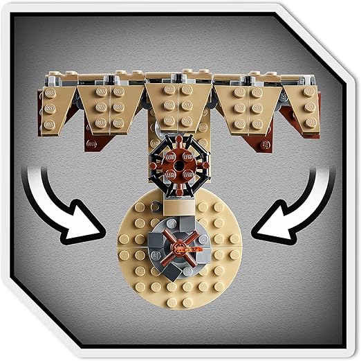 LEGO 75299 Star Wars: The Mandalorian Trouble on Tatooine Building Set with Baby Yoda The Child Figure, Season 2 Playset