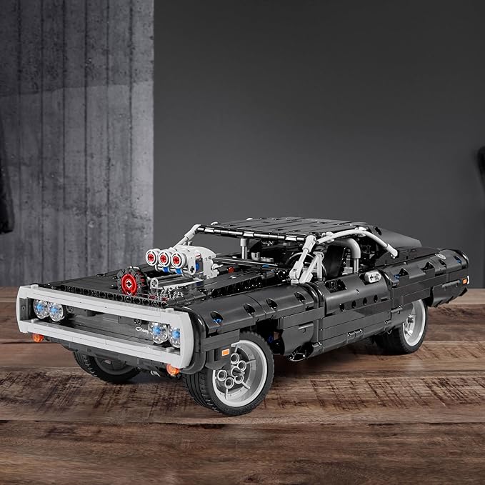 LEGO 42111 Technic Fast and Furious Dom's Dodge Charger Racing Car Model Iconic Collector's Building Set for Kids (Multicolor) (154 Pieces)