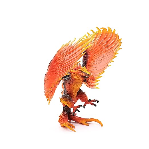Schleich Eldrador Creatures Fire Eagle Toy Action Figure for Kids Ages 7-12