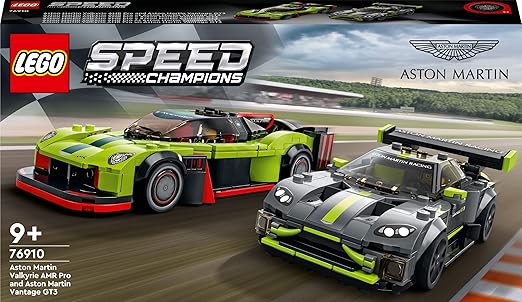 LEGO Speed Champions Aston Martin Valkyrie AMR Pro and Aston Martin Vantage GT3