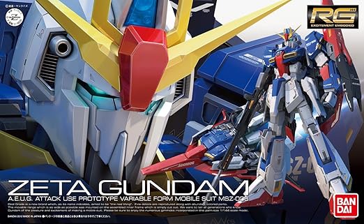 BANDAI Gundam 1/144 Scale Real Grade KIT Zeta