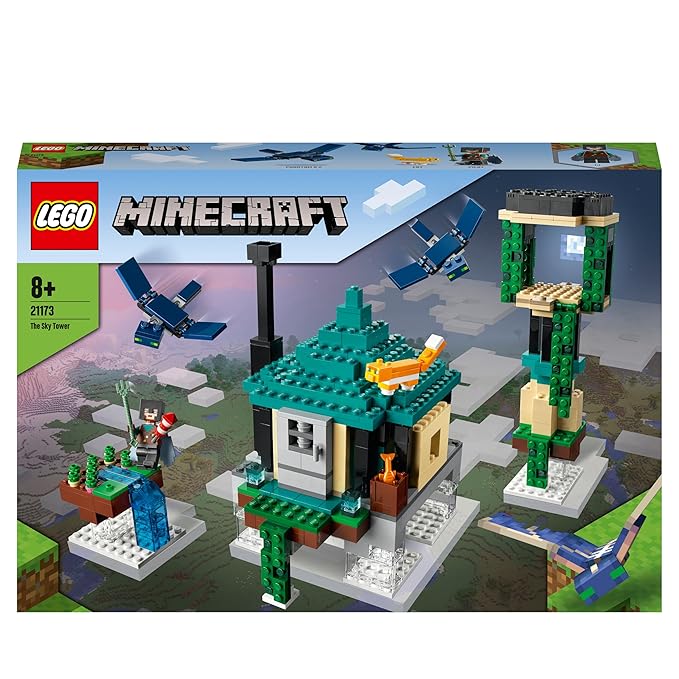 LEGO Minecraft 21173 Toy Blocks, Present, Video Game, Boys, Girls, Ages 8&Up, Multi color